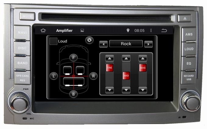 Ouchuangbo Auto DVD Stereo Multimedia Kit Hyundai H1 2011-2012 Android 4.4 GPS Navi Bluetooth Radio Player OCB-6224D