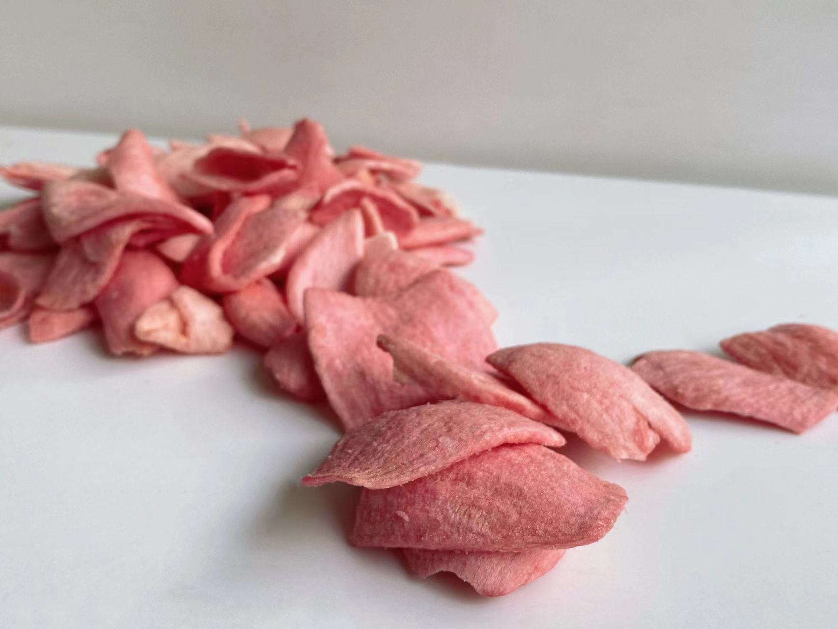 Fresh VF Vegetable Snacks Vacuum Fried Onion Slices for Wholesale OEM/ODM Onion Chips