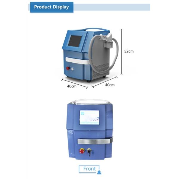 with CE certificate diode laser equipment painless hair removal facial hair remover ipl laser portable version alma platinum.jpg