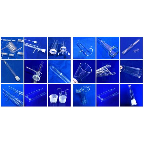 Custom High Purity Silica Clear Polished Glass Glass Tube For Vacuum Furnace