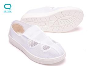 China Anti Static ESD Cleanroom Shoes 106 - 109Ω Resistance To Ground wholesale
