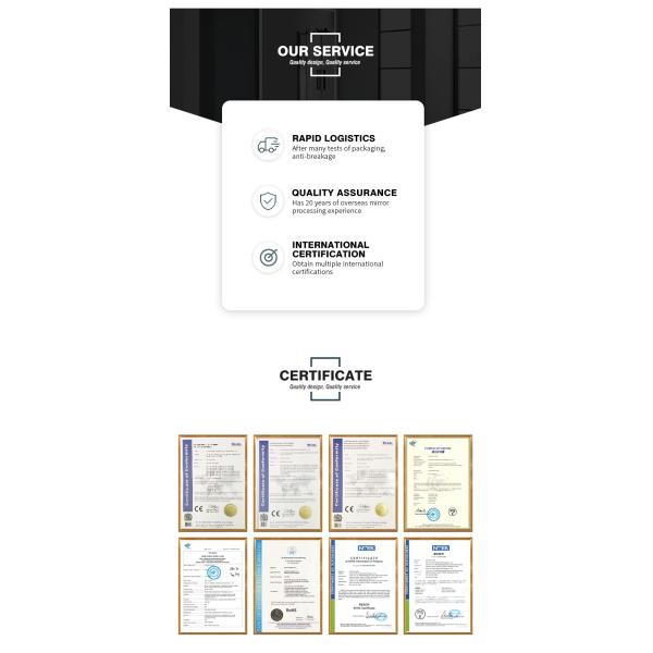 Magnifying Round Backlit Bathroom Mirror 5mm Beauty Salon Mirror With Lights