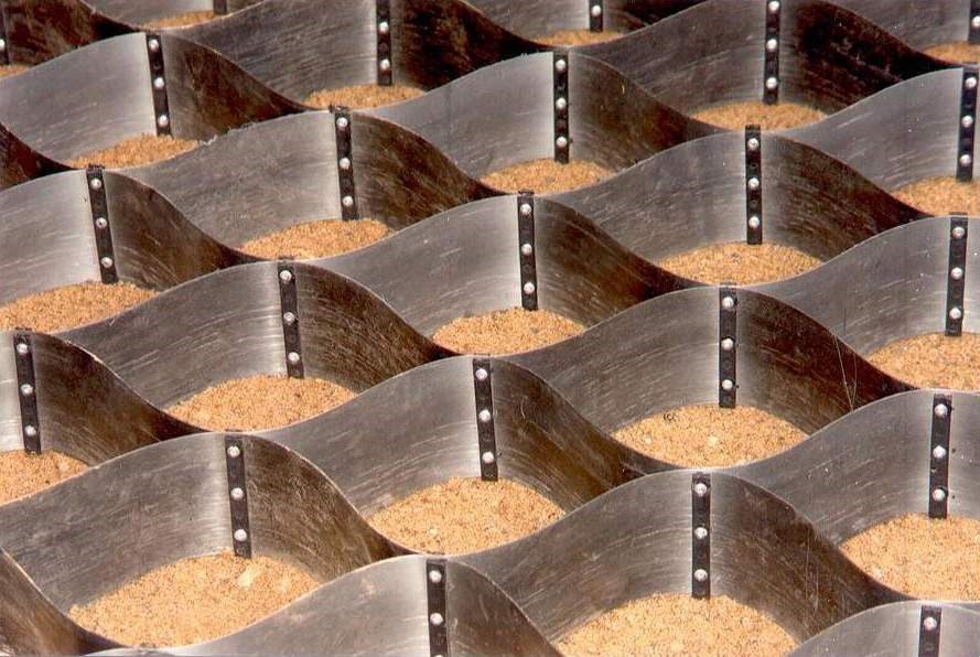 HDPE Geocell Gravel Stabilizers for Retaining Wall Reinforcement and Slope Protection