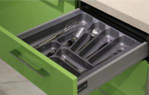 China Sustainable Cutlery Tray Flatware Drawer Organizer wholesale