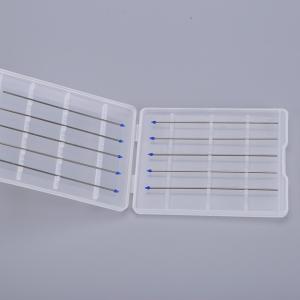 China 70mm Metal Stick Blue Pointed Adhesive Silicone Q Tip wholesale