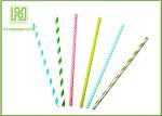Yellow And White Party Paper Straws Party Accessories Greaseproof