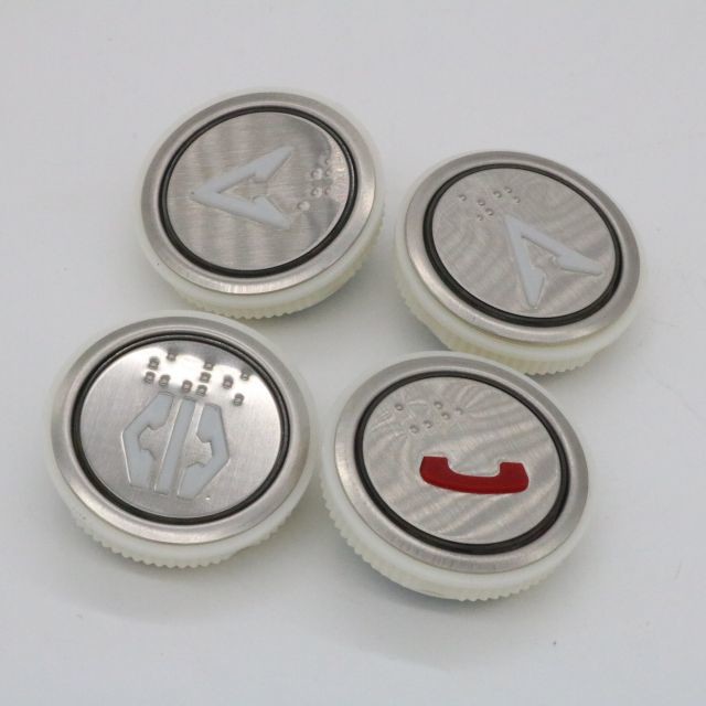 Special Offer Elevator Parts Lift Elevator Stainless Steel Button Elevator Braille Push Button