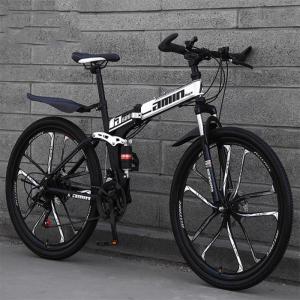 China High Carbon Foldable Mountain Bike , 26 Inch Off Road Mountain Bike wholesale