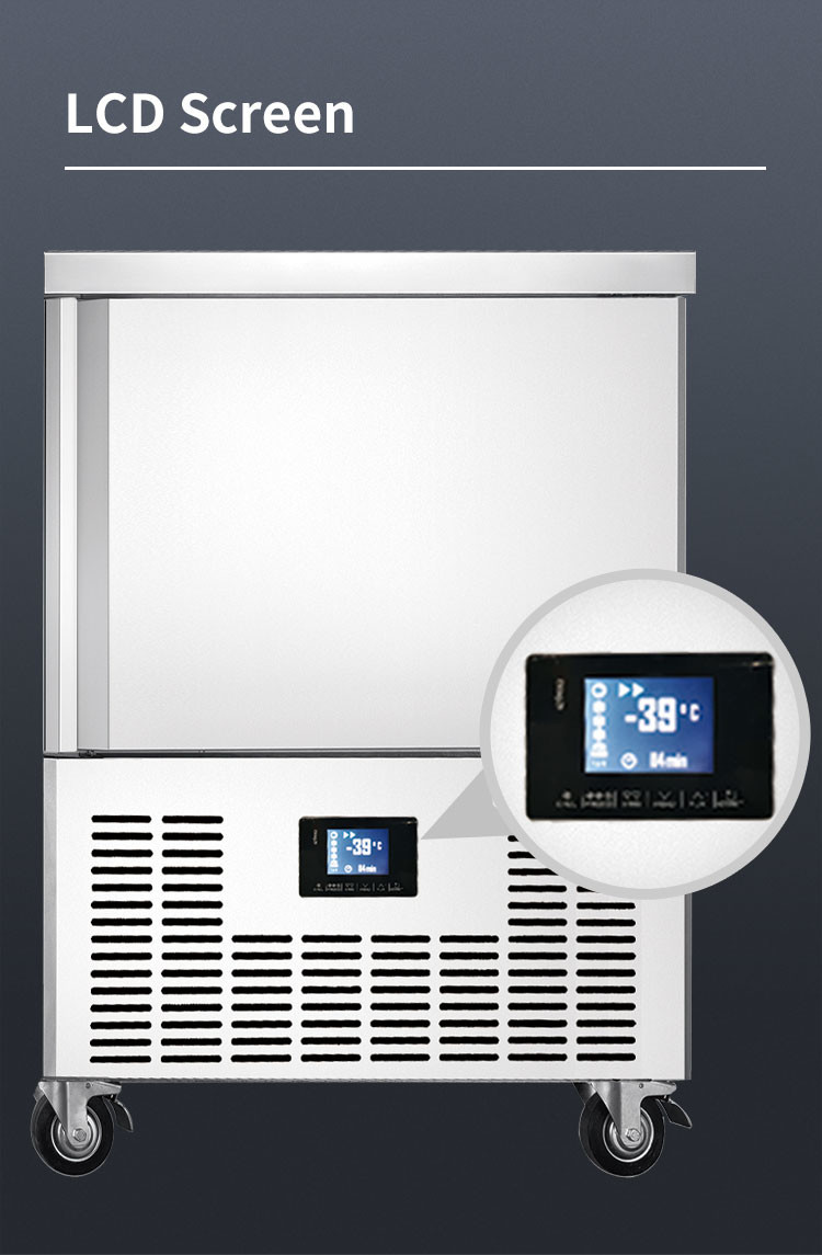 Stainless Steel Blast Freezer Chiller Rapidly Freezing Commercial Food Blast Chiller
