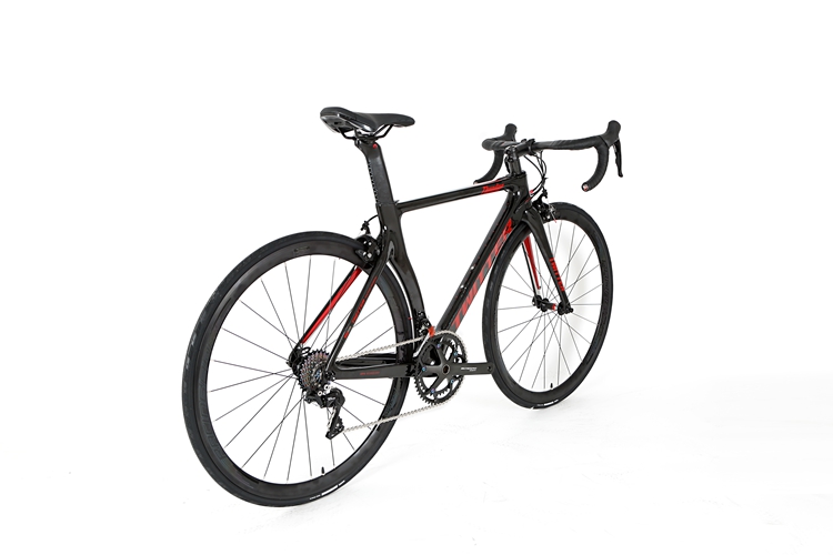 Men's V Brake Carbon Fiber Road Bike with Shimano 105/R7000-22S Derailleur Lever and 22 Speed on Carbon Frame 700c