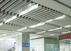 China Fashion Plug-in Blade Aluminium Baffle Ceiling J Shaped For Metro wholesale