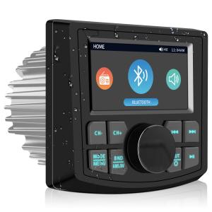 China GRANDnavi Waterproof Marine Stereo AM FM USB Bluetooth Multimedia Portable Marine Radio wholesale