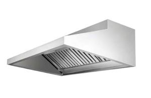 China EH-115 Silver Commercial Stainless Steel Exhaust Hood With Filter For Kitchen wholesale