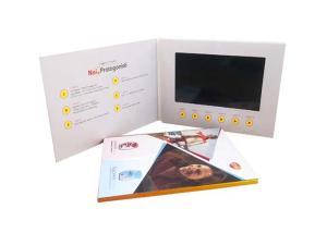 China 4.3 Inches Automatic LCD Invitation Card 1-2 Hours Video Playing wholesale