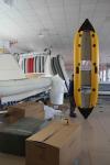 Inflatable Fishing Kayak For Single Person , Better View Transparent Canoe Kayak
