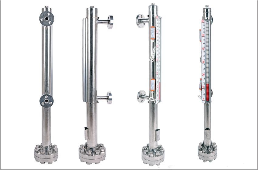 High Temperature Boiler Magnetic Level Gauge With Level Switch