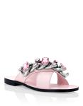 Anti Slippery ODM Womens Soft Bottom Slippers with Bright Rhinestone
