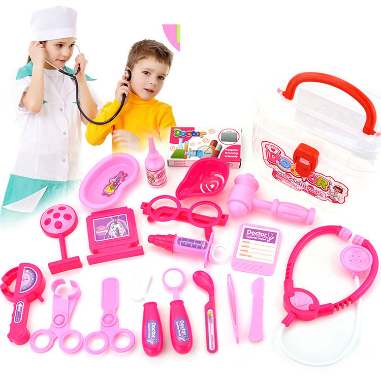 Function Pretend Play Toy Set Plastic Children Simulation Dental Clinic Medical Kit