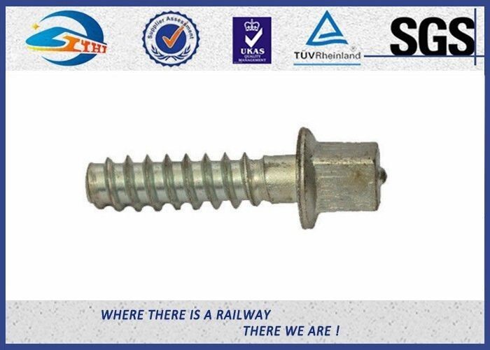 Railroad Sleeper Galvanized Screws with Plain / Zinc / HDG / Wax Surface