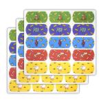 Removable Custom Silicone Stickers Kids Early Learning Stickers Modern Teacher