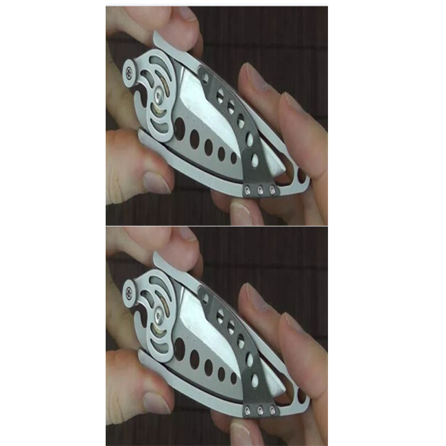 Personalized Punched Short Tactical Pocket Knife Cutter Hunting Knife Designs