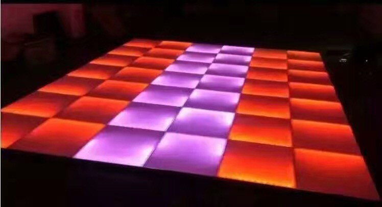 China Shinning multi color led floor lamp dancefloor twinkle starlit led white light dance floor tiles for wedding party