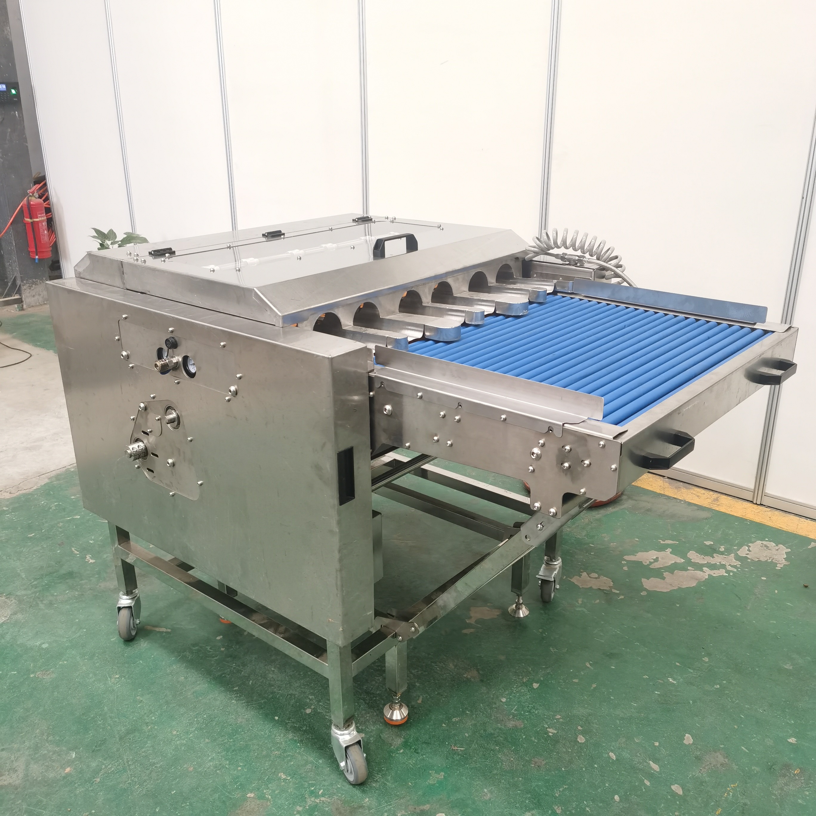 Six-Row Egg Knocker Efficient And Precise Egg Handling Equipment