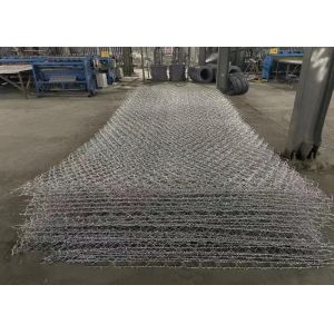 China Metal Gabion Baskets 100g Zinc Coating 80 Tensile Strength wholesale