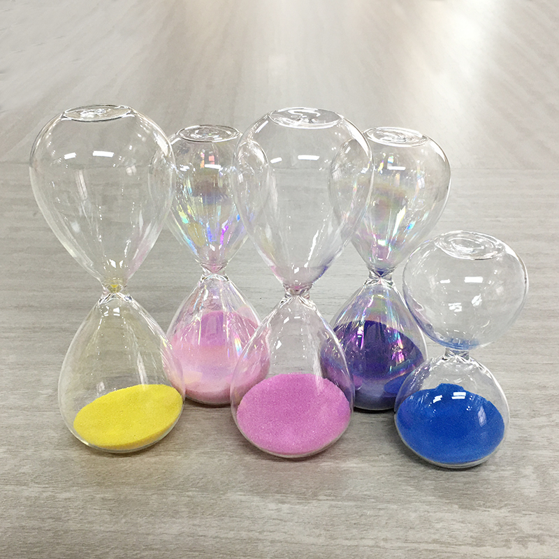 Flat Sand Timer 5 Minute 10 Minute 30 Minute Color Customized