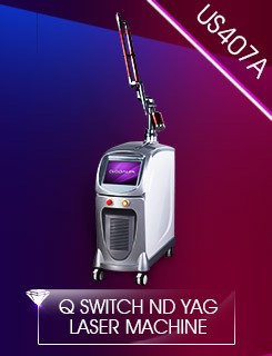 Picosecond Laser Tattoo Removal Equipment , Nd Yag Laser Equipment High Energy