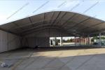 Durable Glass Window Hexagon Dome Tent Convenient White Alumimun Frame