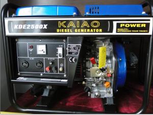 China Professional Open Frame 2kva Diesel Generator 3000rpm For Oil Field / Factory on sale