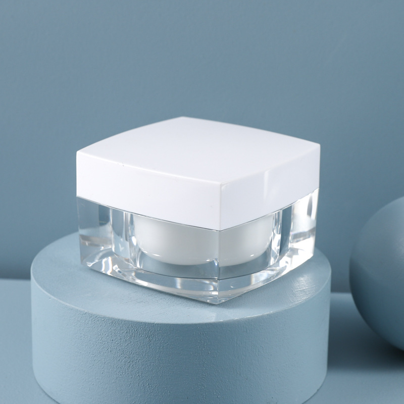 Eco Friendly Portable Containers 5ml 10g 20g Face Cream Jar Traveling Plastic Pot Jars for UV Nail Gel Cosmetic Packaging