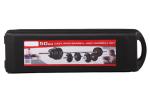 chromed dumbbell barbell 50kg can be adjsubtable with palstic case