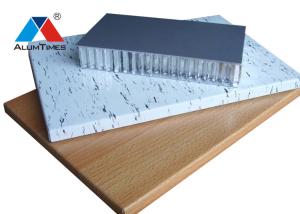 China Kitchen Cabinet Aluminum Honeycomb Board With PE Coated Wooden Stone Texture wholesale