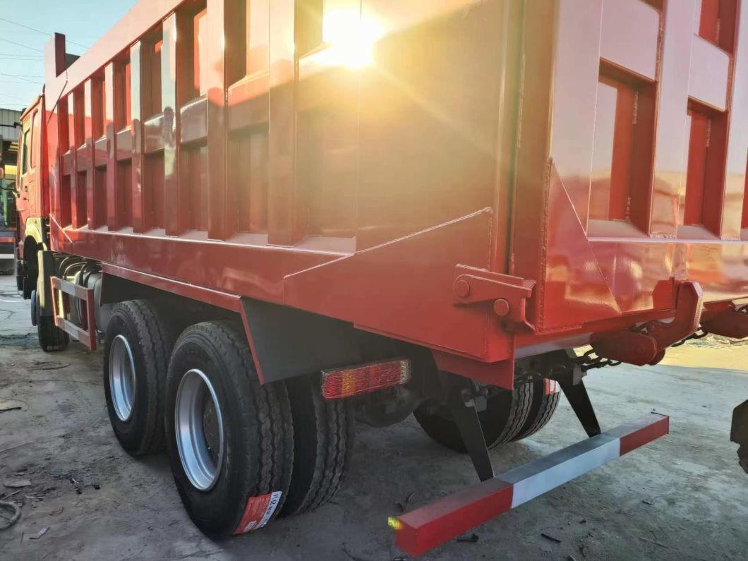 HOWO 6*4 Dump Truck New and Secondhand Truck 10tires Red