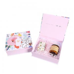 China Cardboard Perfume Packaging Box Custom Pink And White Box For Women wholesale