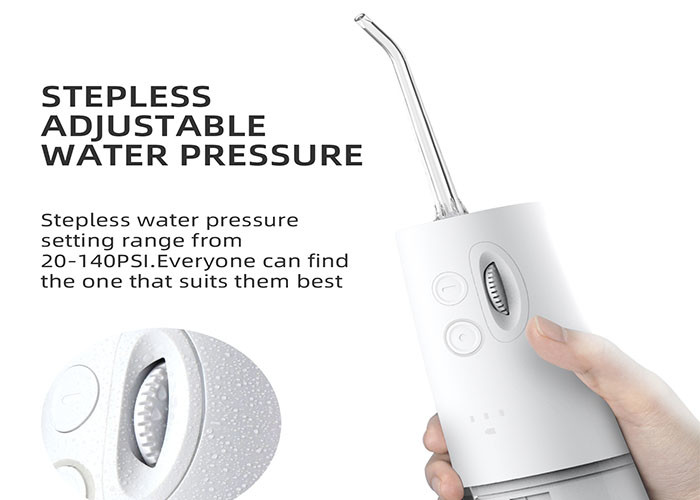 Portable Cordless Water Flosser Rechargeable IPX7 Powerful Water Jet For Teeth