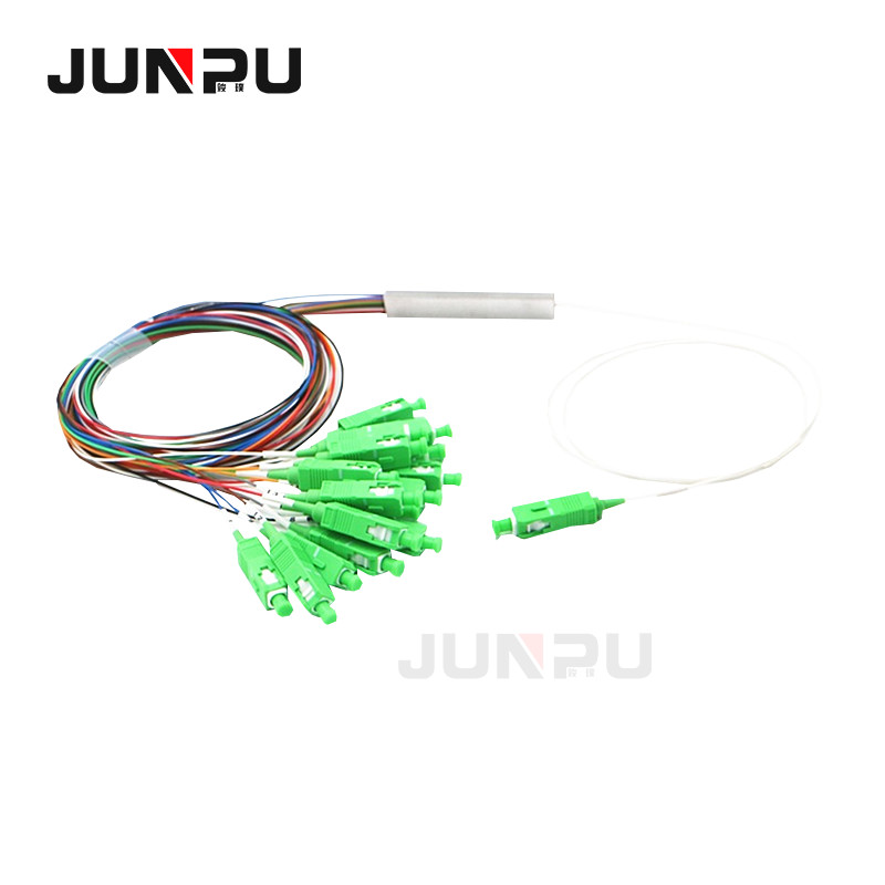 colorful 1x16 Fiber Optic Plc Splitter SC APC Type single mode LSZH