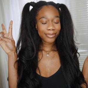 China Yaki Kinky Curly Hair Bundles Women 100 Human Hair Extensions Non Chemical wholesale