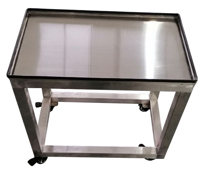 4 Wheels Movable Lightweigh CIJ Printer Table For Coding