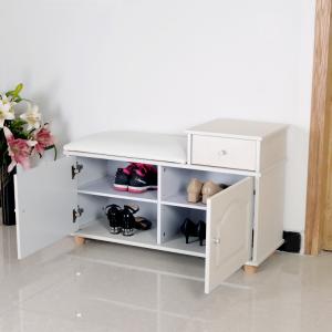 China MDF Panel Shoe Cabinet Stool wholesale