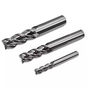 China 4 Flute 6MM D2 High Speed Steel Milling Cutters Heat Resistant wholesale