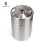 304 Stainless Steel Single Wall Ball Lock Beer Keg 5 Liter