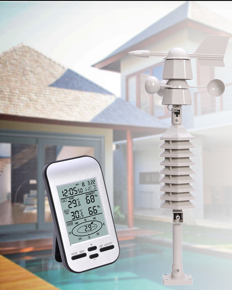 48s Data Update And Customized ODM Support Small Multi Function Weather Station For Outdoor