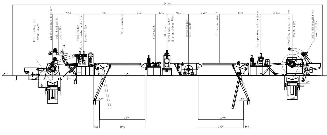 Sheet Metal Slitter Recoiler Machines For Precision Slitting Line