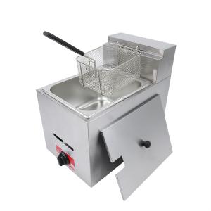 China Stainless Steel Temperature Mini Electric Gas Deep Fryer for Commercial Restaurant wholesale