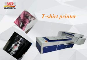 China Desktop Flatbed A3 Digital Tee Shirt Printing Machine 2065 * 1705 * 1240mm wholesale