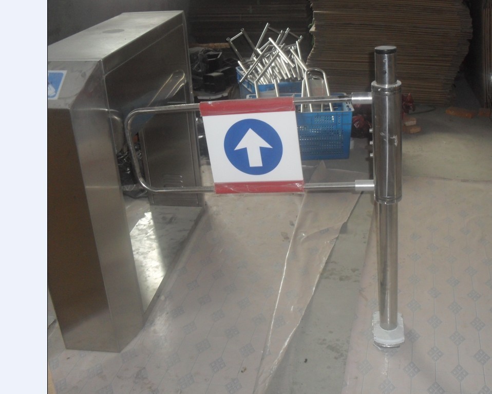 Supermarket Gate Four Arm Turnstile Tunrstile QSJCKQ Supermarket Security Access shop security gate/ security fence