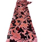 Fashion Burnout Print Velvet Velour Fabric Anti Static 114cm Width